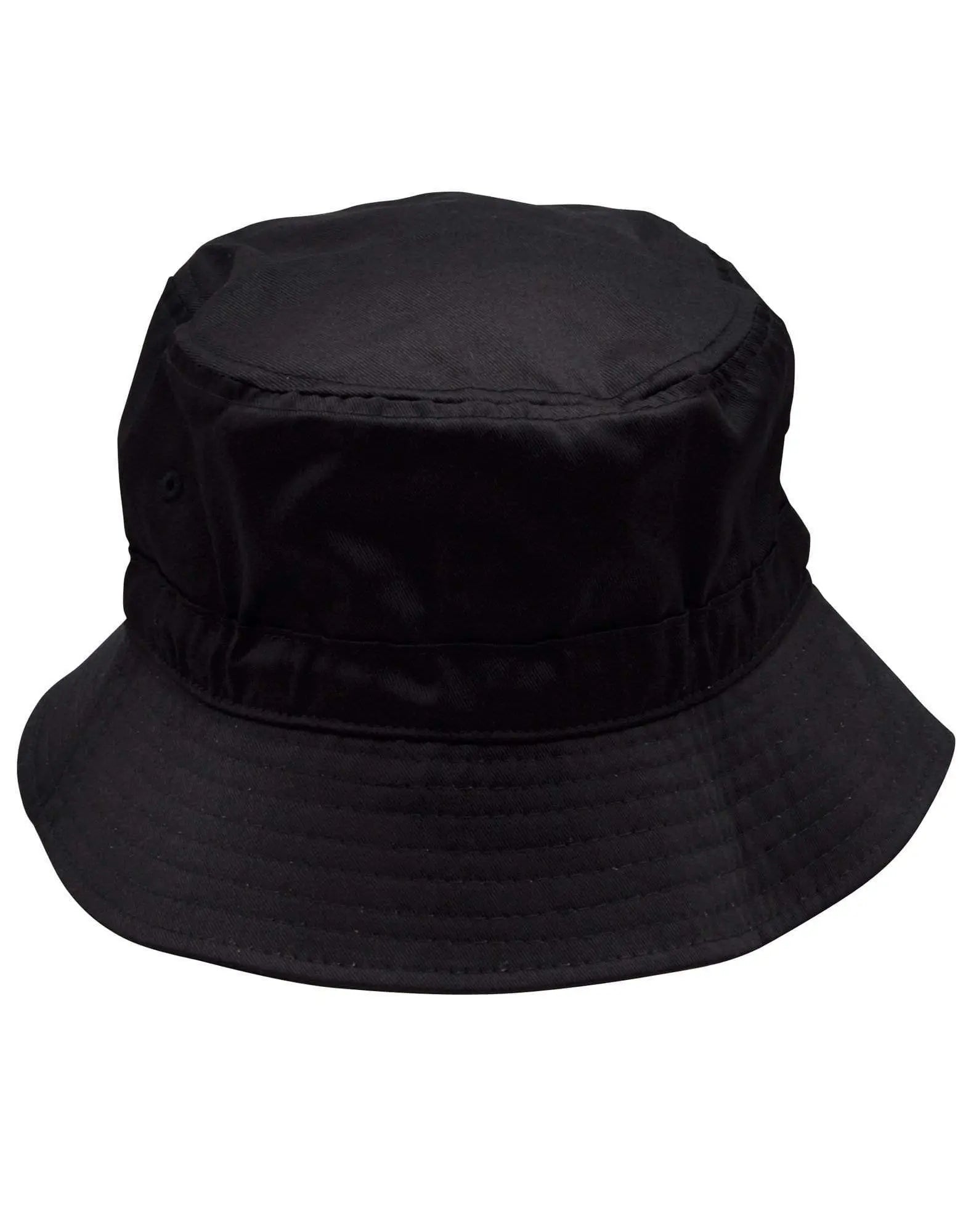 Bucket Hat With Toggle H1034 Active Wear Winning Spirit Black S/M